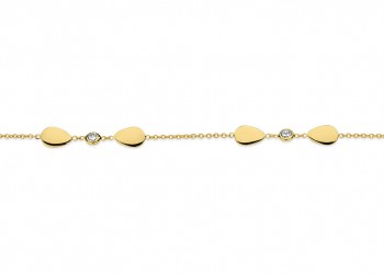 Armband in 18kt geel goud met zirkonium - AR1595GZ