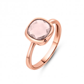 Ring in 18kt rood goud rozequartz - 15R15004R - 55