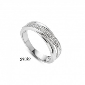 Gento - Ring in zilver met zirkonium - SR27 54