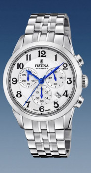 Festina - swiss - herenhorloge - metalen band - F20040/1