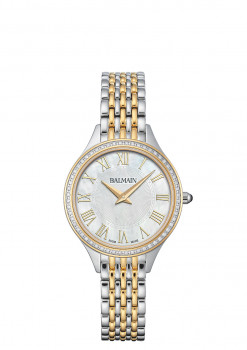 Pierre Balmain - Dameshorloge bicolor met briljant - B3917.39.82