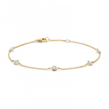 Blush - Armband in 14kt geel goud met zirkonium - 2238YZI