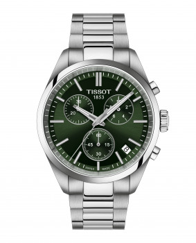 Tissot - Pr100 chronograaf met groene wijzerplaat - T150.417.11.091.00