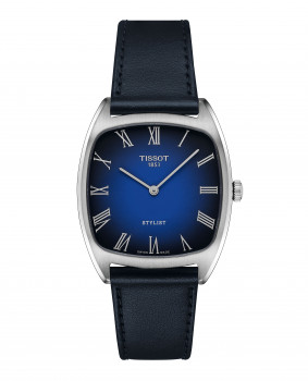 Tissot - Stylist - Staal met lederen band - T159.909.16.043.00