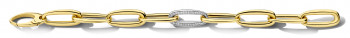 Armband in 18kt wit en geel goud met briljant - B02A0257B