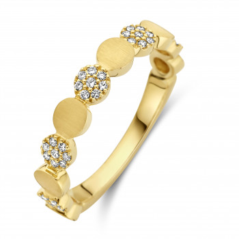 Femme Adoree - Ring in 18kt geel goud met briljant - F10R0243M