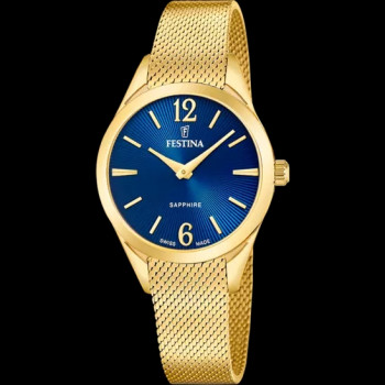 Festina - Swiss - Dameshorloge met milanaise band - F20077/4