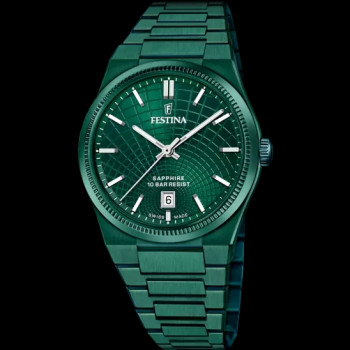 Festina - Swiss - Herenhorloge in groene PVD - F20079/1