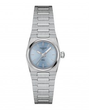 Tissot - PRX - Dameshorloge in staal met licht blauwe wijzerplaat - T137.010.11.351.00