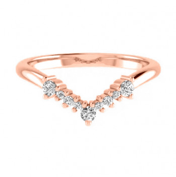 Ring in 18kt rood goud met briljant - RE13539