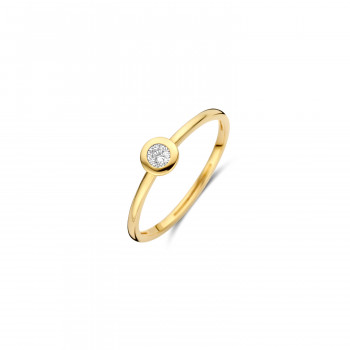 Blush - Ring in 14kt geel goud met zirkonium - 1273YZI/54