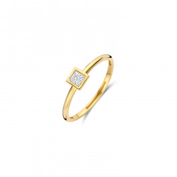 Blush - Ring in 14kt geel goud met zirkonium - 1274YZI/54
