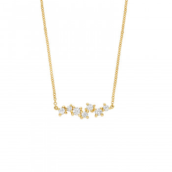 Blush - Halsketting in 14kt geel goud met zirkonium - 3191YZI
