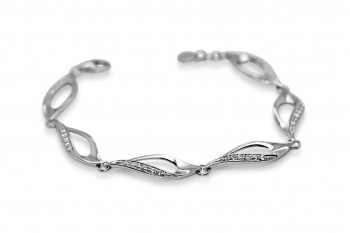 Armband zilver met zirkonium - 19cm - W90-40156-610