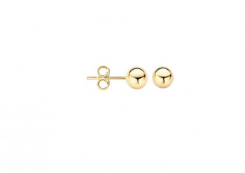 Oorstekers 18kt geel goud - 4mm Oorstekers 18kt geel goud - 4mm