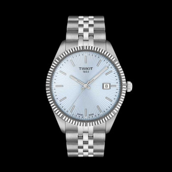 Tissot - Herenhorloge in staal met licht blauwe - Ballade - T156.410.11.351.00