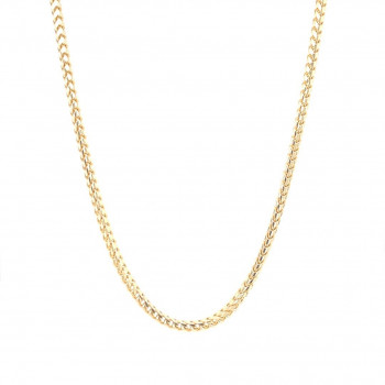 Ketting franco 18kt geel goud - 50cm