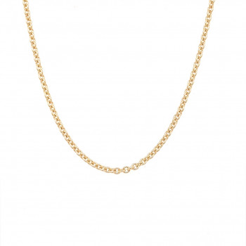 Ketting forcat 18kt geel goud - 50cm