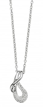 Hanger zonder ketting Nobless 18kt wit goud 390374 Hanger zonder ketting Nobless 18kt wit goud 390374