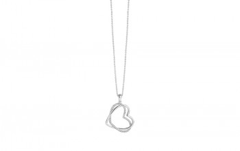 Halsketting met hanger hartje nobless fashion 33-0456 Halsketting met hanger hartje nobless fashion 33-0456