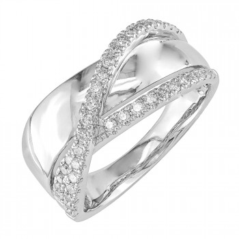 Damesring 18kt Wit god 400211 Damesring 18kt Wit god 400211