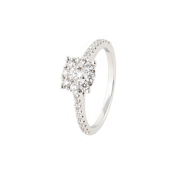 Solitair Ring 18kt met briljant 400227 Solitair Ring 18kt met briljant 400227