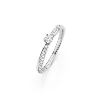 Ring - Verlovingsing 18kt met briljant - 400939 - RWL1321w10