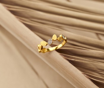 Femme adoree - Ring in 18kt geel goud met briljant - 03R0305G