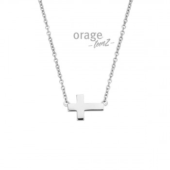Ketting Met Kruisje Zilver Orage K/6819 Ketting Met Kruisje Zilver Orage K/6819
