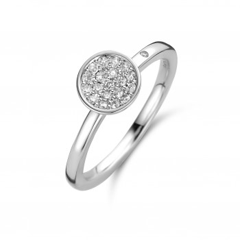 Moondrops - Ring - 18kt wit goud met briljant - M083R20