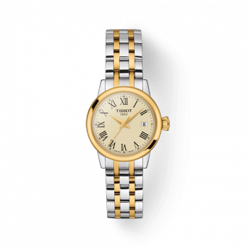 Tissot - dameshorloge Classic dream - metalen band bi-color - T129.210.22.263.00 Tissot - dameshorloge Classic dream - metalen band bi-color - T129.210.22.263.00