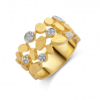 Femme Adoree - Ring in 18kt goud met briljant - 03R0310 op maat 56