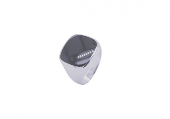 Herenring zilver met onyx - 50-10918-808-99 60