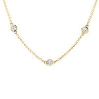 Blush - Halsketting met hanger in 14kt geel goud - 3172YZI