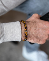 Gemini - Tiger Eye 6mm  - GSIX1 S