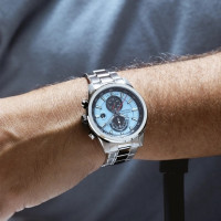 Festina - Herenhorloge in staal met blauwe wijzerplaat - F20694/2