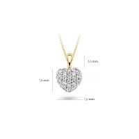 Blush - Hanger in 14kt wit en geel goud - 6068BZI