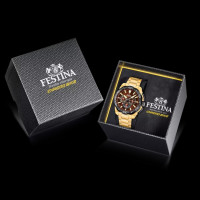 Festina - Chrono Bike - F20727/3 - Goudkleurig - Bruin