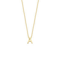 Blush - Halsketting met letter in 14kt geel goud - 3155YGO-A