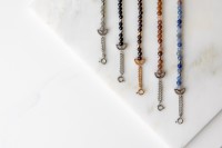 Didyma - Armband voor dames met edelstenen - chania grey - CH9 TU