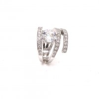 Ring zilver met zirkonium - 50-10240-610-99 52