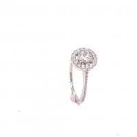 Ring zilver solitair - 50-70423-610-99 50