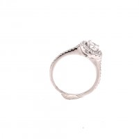 Ring zilver solitair - 50-70423-610-99 50