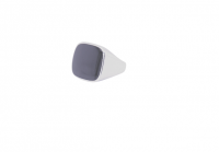 Herenring zilver met onyx - 50-10918-808-99 60