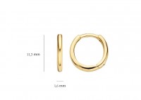 Blush - creolen 14kt geel goud - 7233YGO