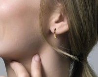Blush - creolen 14kt geel goud - 7233YGO