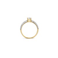 Blush - ring 14kt geel goud met cz - 1135YZI/54