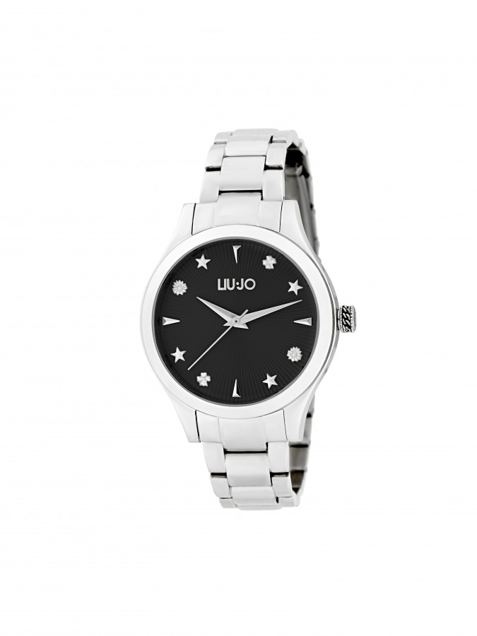 Uurwerken Dames Jongeren Liu-Jo Analoge uurwerken Staal Klapsluiting Rond 3  ATM Mineraal glas Liu jo - dames horloge precious shapes black dial -  TLJ1437
